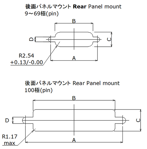 マイクロDsubコネクタ MDSシリーズ標準仕様 | 日本コネクト工業株式