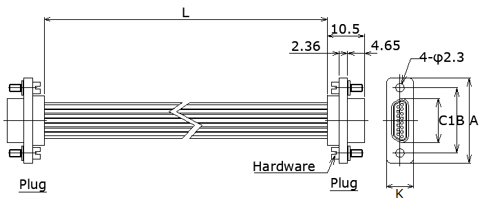 MDS𝐱𝐱PP-W-𝐱𝐱L𝐱𝐱𝐱𝐱-T-𝐱-𝐱 | 日本コネクト工業株式会社 - JC
