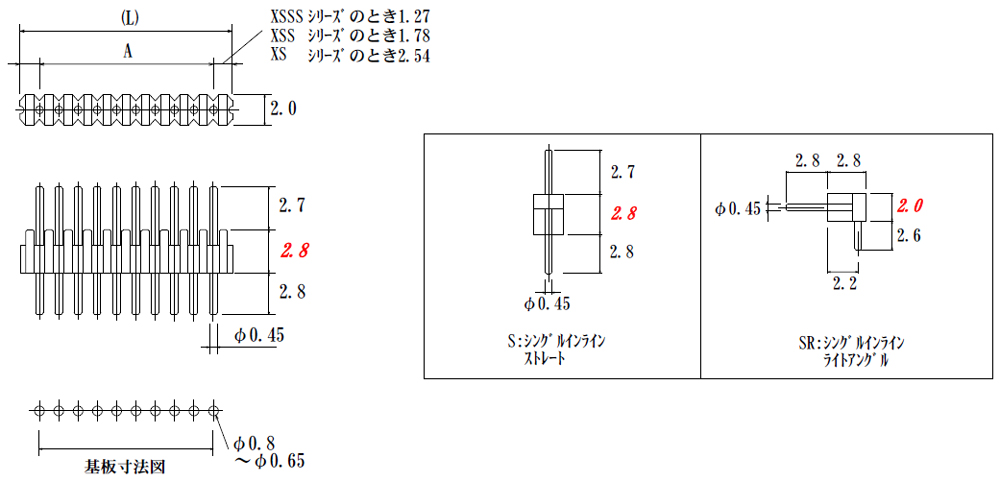 X𝐱𝐱𝐱-S𝐱𝐱𝐱-G083 | 日本コネクト工業株式会社 - JC ELECTRONICS