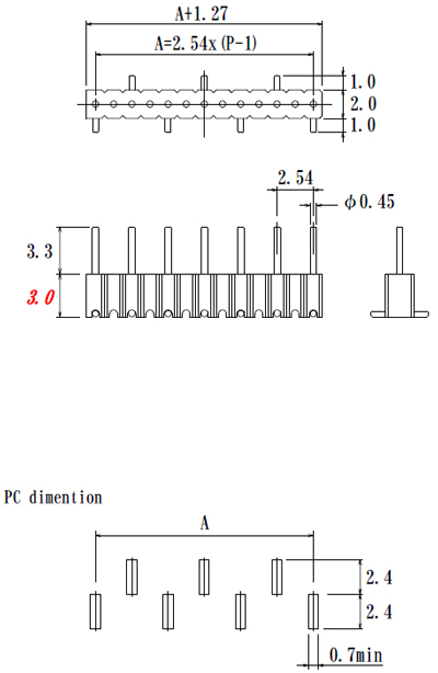 ISM-S𝐱𝐱D-G33-T030 | 日本コネクト工業株式会社 - JC ELECTRONICS