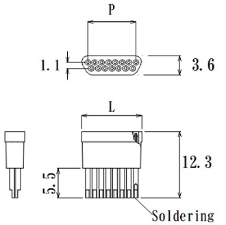 MDS-SUB-9𝐱-SC | 日本コネクト工業株式会社 - JC ELECTRONICS CORPORATION