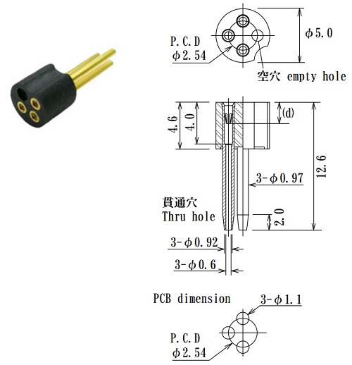 Laser Diode Sockets／レーザダイオードソケット – Net Shop JC