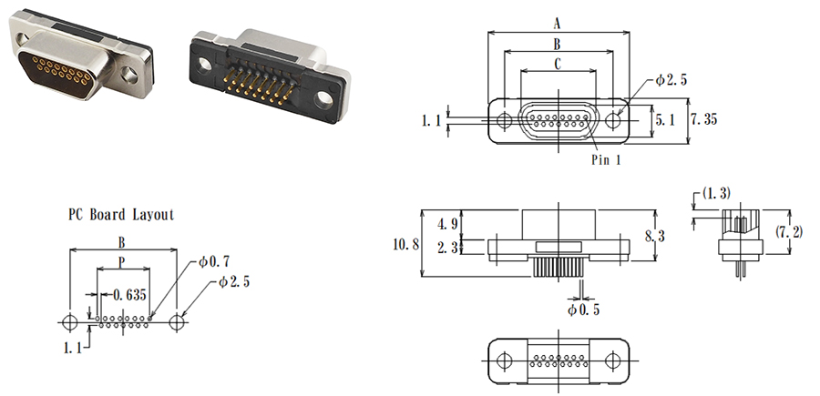 MDSE-𝐱𝐱R-ST | 日本コネクト工業株式会社 - JC ELECTRONICS