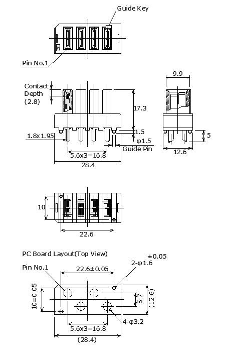 HAHS-𝐱𝐱PR-G | 日本コネクト工業株式会社 - JC ELECTRONICS CORPORATION