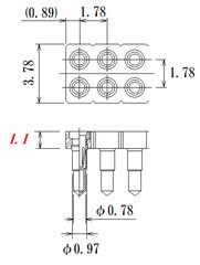SGSNシリーズ 1.78mmピッチ | 日本コネクト工業株式会社 - JC