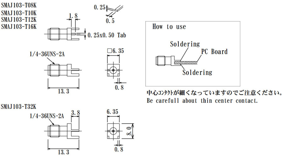 ファッション 通販 | SMAJ103-T𝐱𝐱K 日本コネクト工業株式会社 ELECTRONICS JC - 額縁