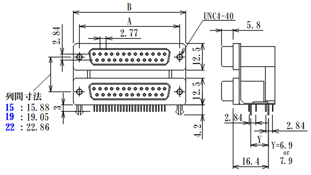 JCV-9P9P-𝐱𝐱-𝐱𝐱B | 日本コネクト工業株式会社 - JC