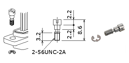 マイクロDsub取付ネジ 9～69pin用 | 日本コネクト工業株式会社 - JC