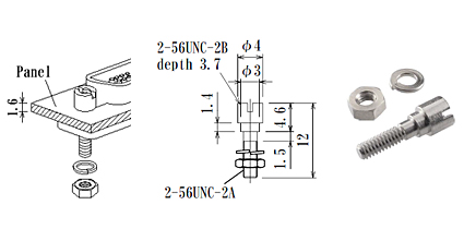 真空用マイクロ Dsub用取付ネジ | 日本コネクト工業株式会社 - JC