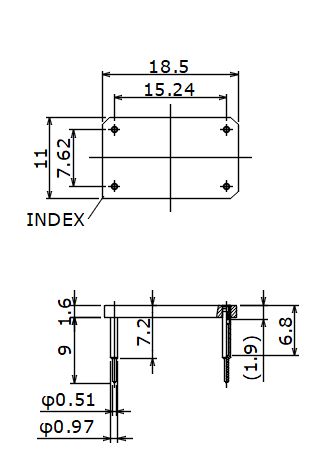 OCXO𝐱𝐱𝐱𝐱P-𝐱𝐱P-𝐱L𝐱𝐱 | 日本コネクト工業株式会社 - JC