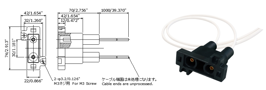 HVL-𝐱-2P-30-1000 | 日本コネクト工業株式会社 - JC