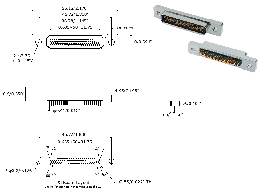 まいさん専用 MDS100R-ST-𝐱 | 日本コネクト工業株式会社 - JC ELECTRONICS CORPORATION