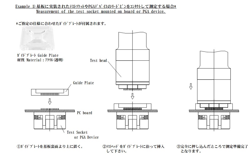 テストヘッド | 日本コネクト工業株式会社 - JC ELECTRONICS CORPORATION